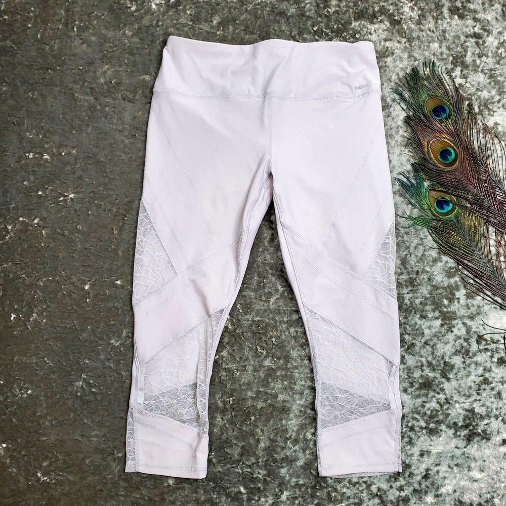 RBX Gray Mesh Cropped Athletic Leggingโ